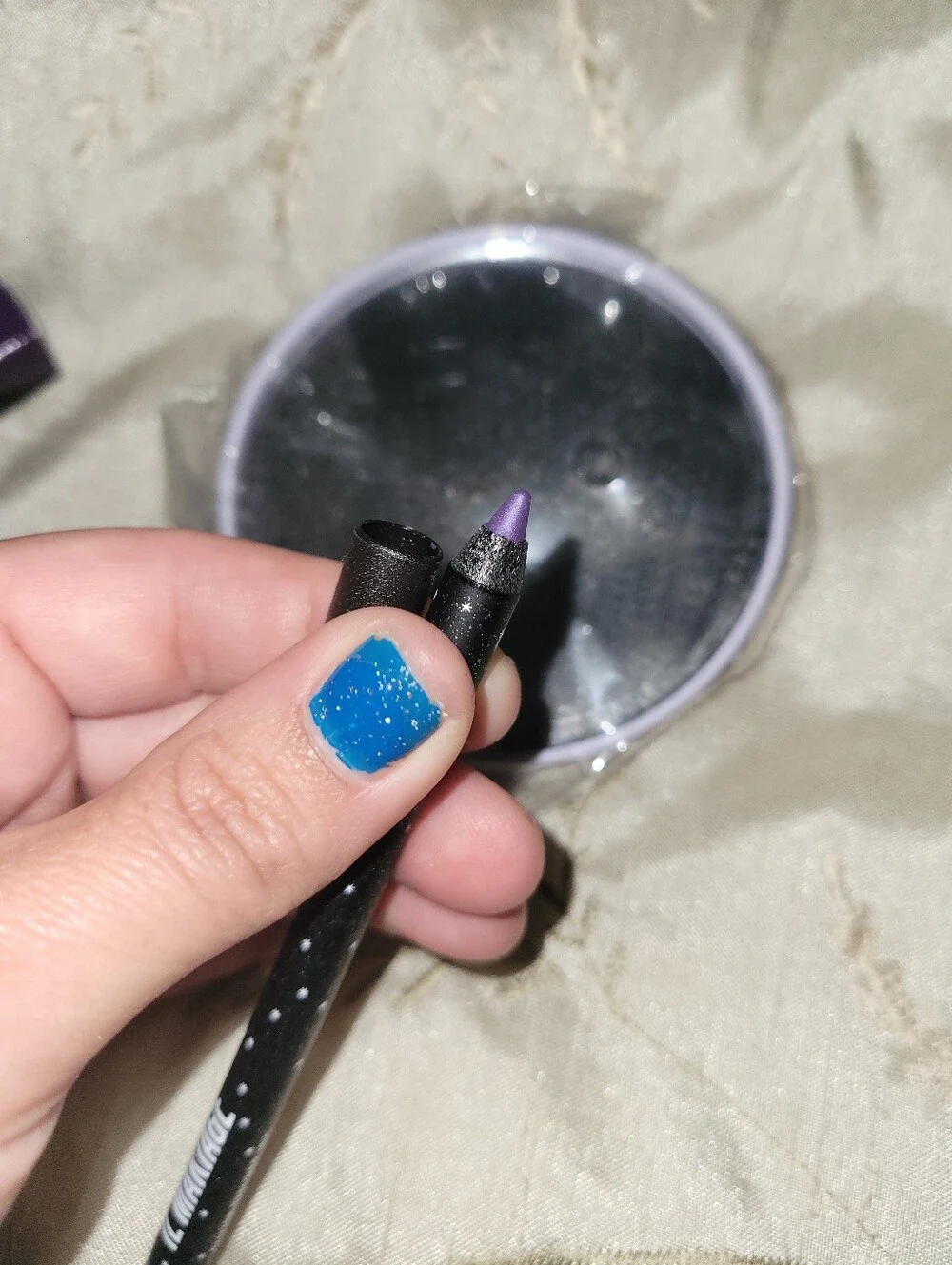 IL MAKIAGE Purple Glitter Eyeliner Pencil